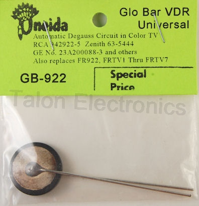    Oneida GB922 Replacement Degauss Thermistor - FR922 equivalent