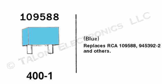 RCA 109588 Belfuse 400-1 945392-2 Blue