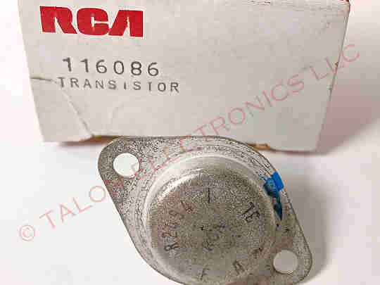 RCA 116086 Germanium Horizontal Output Transistor for KCS153