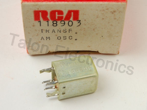 RCA 118903 AM Oscillator Transformer