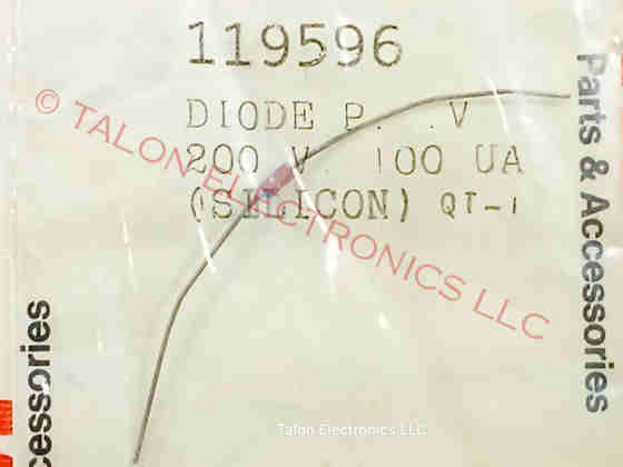 RCA 119596 Silicon Diode 100uA  200V 