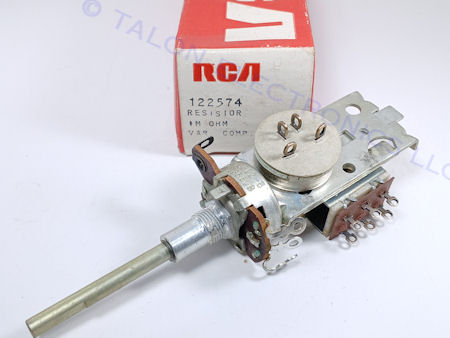 RCA 122574 Volume On/Off Potentiometer