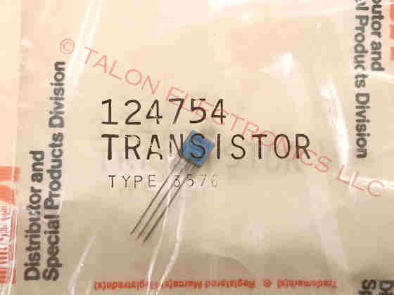 RCA 124754 Transistor - Used in CTC39X / CTC41 / CTC43 Chassis