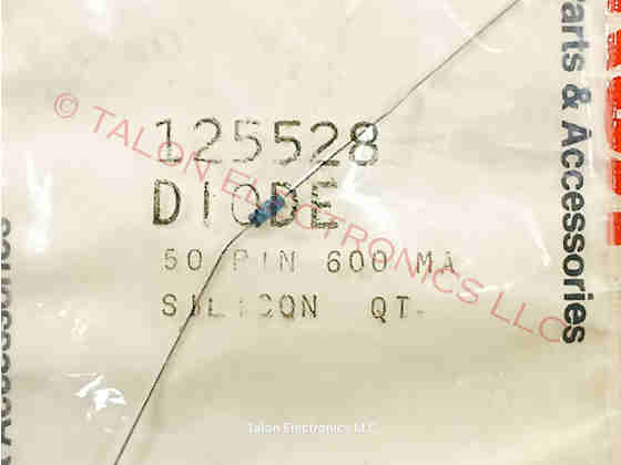 RCA 125528 Silicon Diode 600mA  50V 