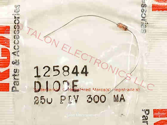 RCA 125844 Silicon Signal Diode