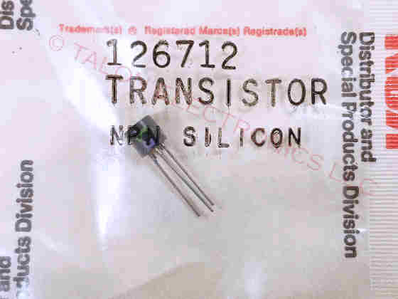 RCA 126712 NPN Silicon Transistor 