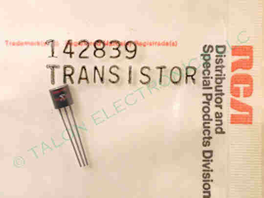 RCA 142839 Transistor 