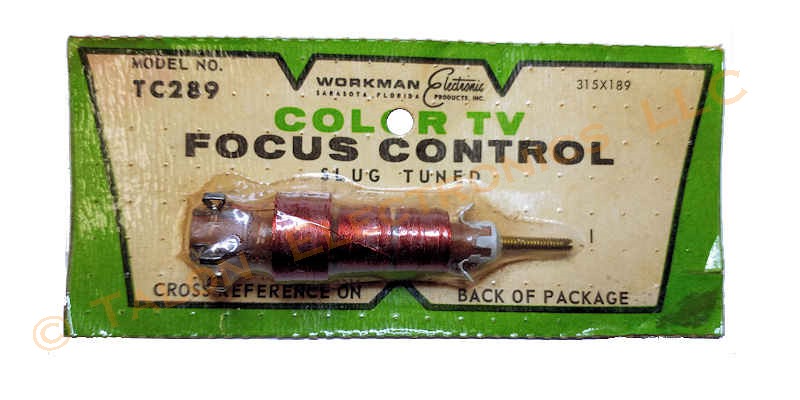  Workman TC289 Focus Coil for RCA CTC-15, CTC-16 and Clones