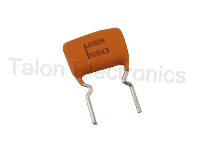   .0082uF / 100VDC radial capacitor