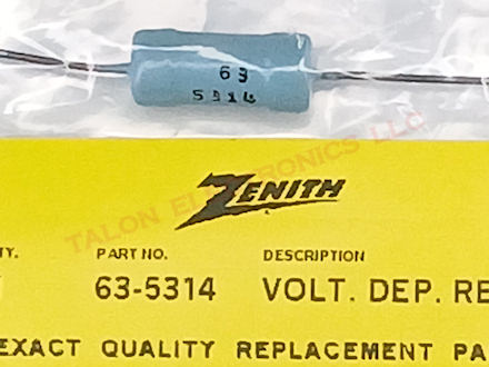  Zenith 63-5314 Varistor / Voltage Dependent Resistor