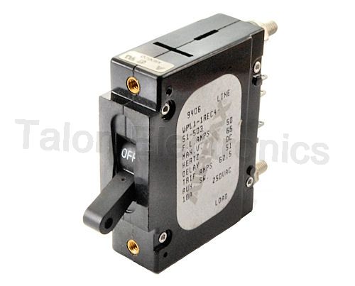 50 Ampere DC Airpax Toggle Hydraulic Magnetic Circuit Breaker