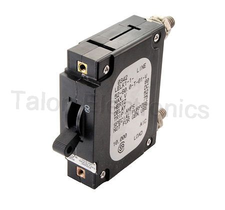 60 Ampere DC Airpax Toggle Magnetic Circuit Breaker