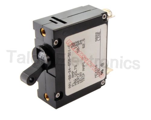 50 Ampere AC Carling Toggle Hydraulic Magnetic Circuit Breaker