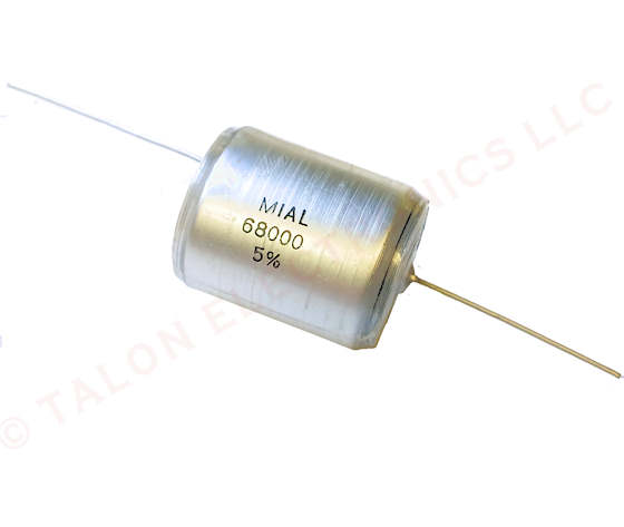 0.068uf, 160V  5% Axial Lead Polystyrene Capacitor 