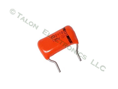      .022uF/ 100V Sprague Orange Drop Capacitor 225P22391WD1