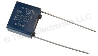    .1uF / 250VAC X2 rated radial film capacitor