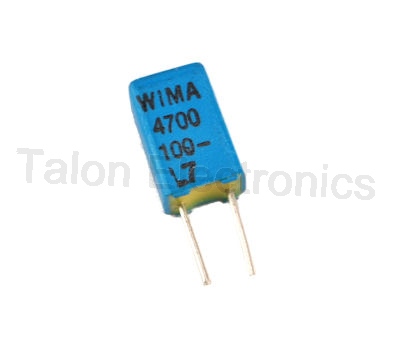       .0047uf / 100VDC WIMA FKS02 radial box capacitor  4700pF
