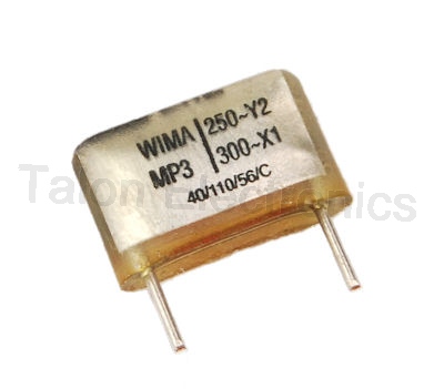       .0022uf  / 250VAC WIMA MP3Y2 radial box capacitor 2200pF