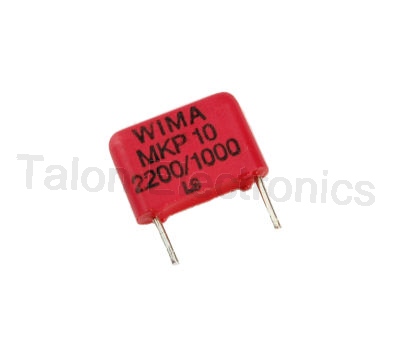       .0022uF / 1000VDC WIMA MKP10 radial box capacitor  2200pF