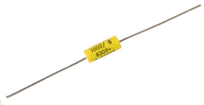   .001uF /  630VDC axial capacitor