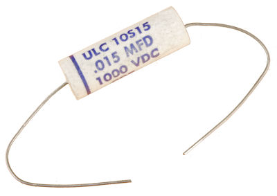 .015uF /1000VDC axial capacitor (Pkg of 2)