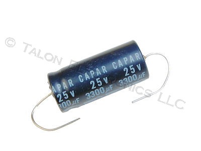  3300uF 25V  Axial  Electrolytic Capacitor