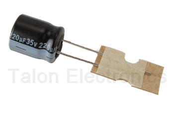   220uF  35V Radial Electrolytic Capacitor (pkg of 10)