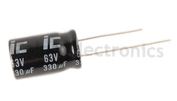   330uF  63V Radial Electrolytic Capacitor