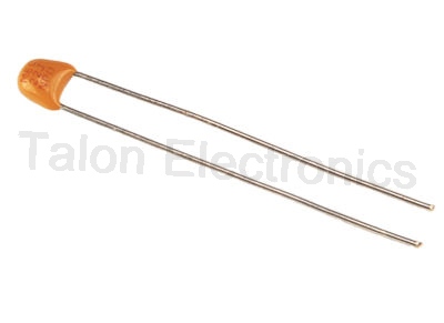    22pF 50V 5% NP0 Coated Monolithic Ceramic Radial Lead Capacitor