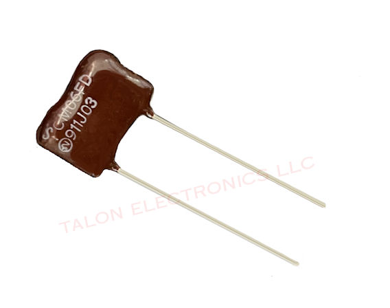   910pf 500V Dipped Silver Mica Capacitor - CM06FD911J03