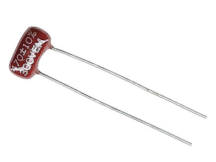   470pf Dipped Silver Mica Capacitor - 300 V - DM15-471K