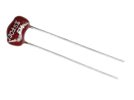   130pf Dipped Silver Mica Capacitor - 300 V - DM15-131J