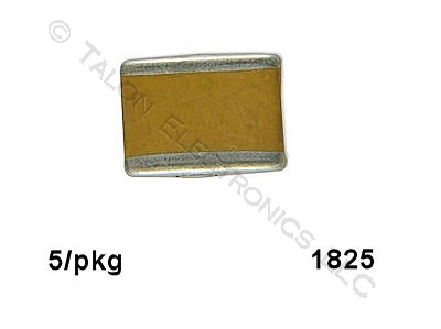   1uf, 50V Surface Mount Ceramic Capacitor Size 1825 (Pkg of 5)