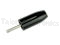        Black Insulated Solderless 0.080" Diameter Tip Plug - Johnson Components 105-0303-001