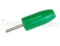    Green Insulated Solderless 0.080" Diameter Tip Plug - Johnson Components 105-0304-001