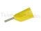      Yellow Insulated Solderless 0.080" Diameter Stacking Tip Plug - Johnson Components 105-1207-001