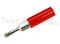   Red Miniature Banana Plug - Insulated Solder Type - Abbatron 197-102