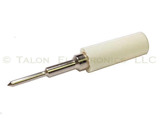 White Insulated Tip 0.080/0.150" Diameter Plug - Abbatron HH Smith 229-101