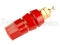      Red Insulated Hex Binding Post - 30 Amperes - Abbatron 267-102