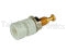 White Insulated Tip Jack - Gold Plated - Pomona 3542-9