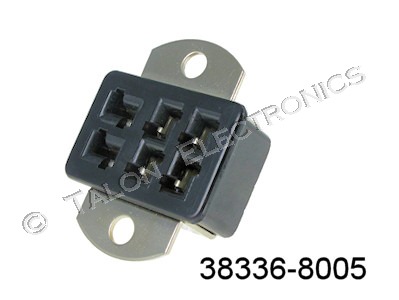   6 Contact Panel Mount Power Connector Beau 38336-8005 Socket