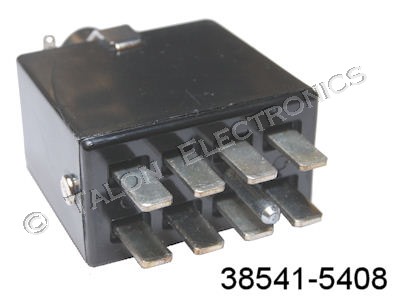  8 Contact Rectangular Cable Mount Power Connector Beau 38541-5408