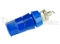     Blue Insulated hex binding post - 30 Amperes - Abbatron 899-105