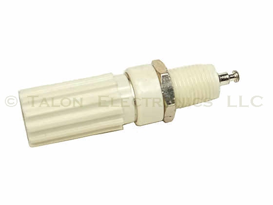 White Insulated Binding Post - 15 Ampere - Abbatron HH Smith 1463-101