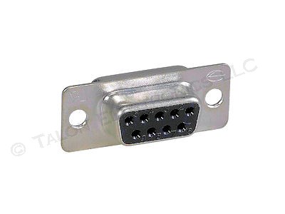  9 Pin Female  D-Subminiature Connector