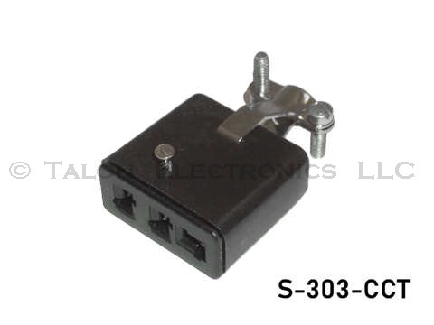 2pcs Beau Cinch S308CCT Jones 8 Pin Socket 38331-8008 Connector Cable Clamp Top 