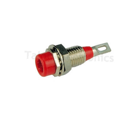        Red Insulated Metal Clad Tip Jack - Raytheon TJ153R - M39024/10-12