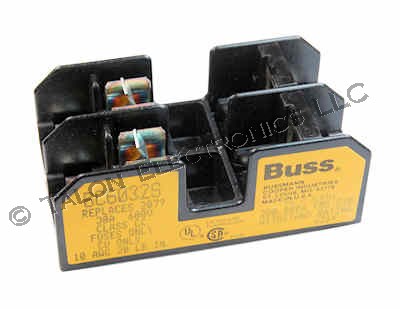  2-Pole 600V Fuse Block  Cooper Bussmann BC6032S