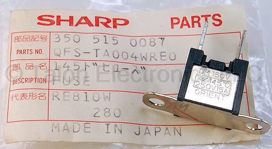      QFS-TA004WRE0 145 Degree Sharp Thermal Fuse