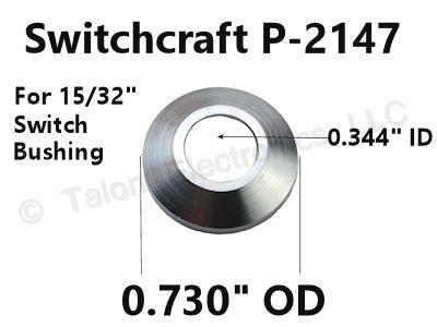  Dress Nut for 15/32-32 Threaded Switches